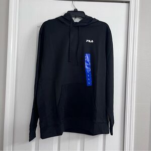NWT Fila mens performance hoodie sweatshirt black large